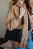 Black Woven Everywhere Small Crossbody