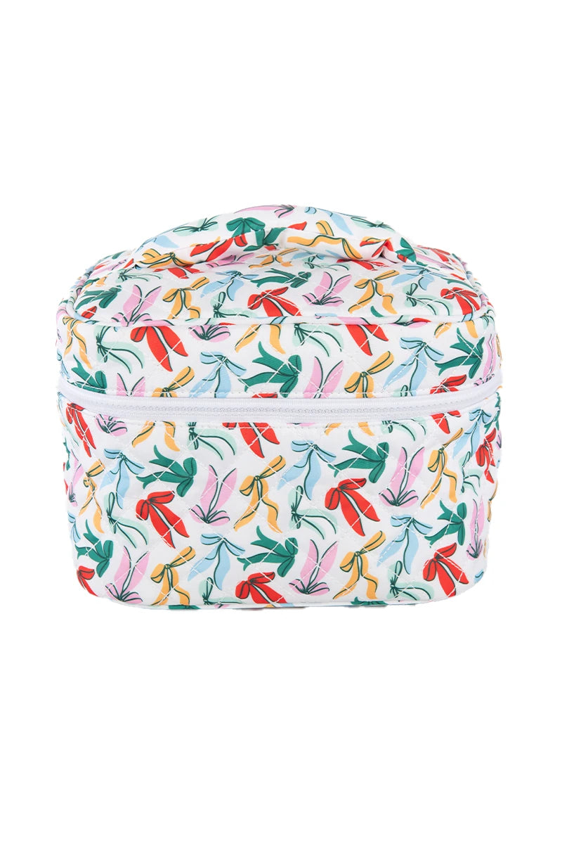 Whimsical Bows Wholesale Quilted Makeup Bag