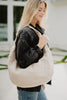 Cream Suede Tote Bag Women's