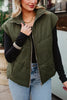 Olive Corduroy Quilted Wholesale Vest