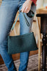 Forest Green Woven Everywhere Crossbody