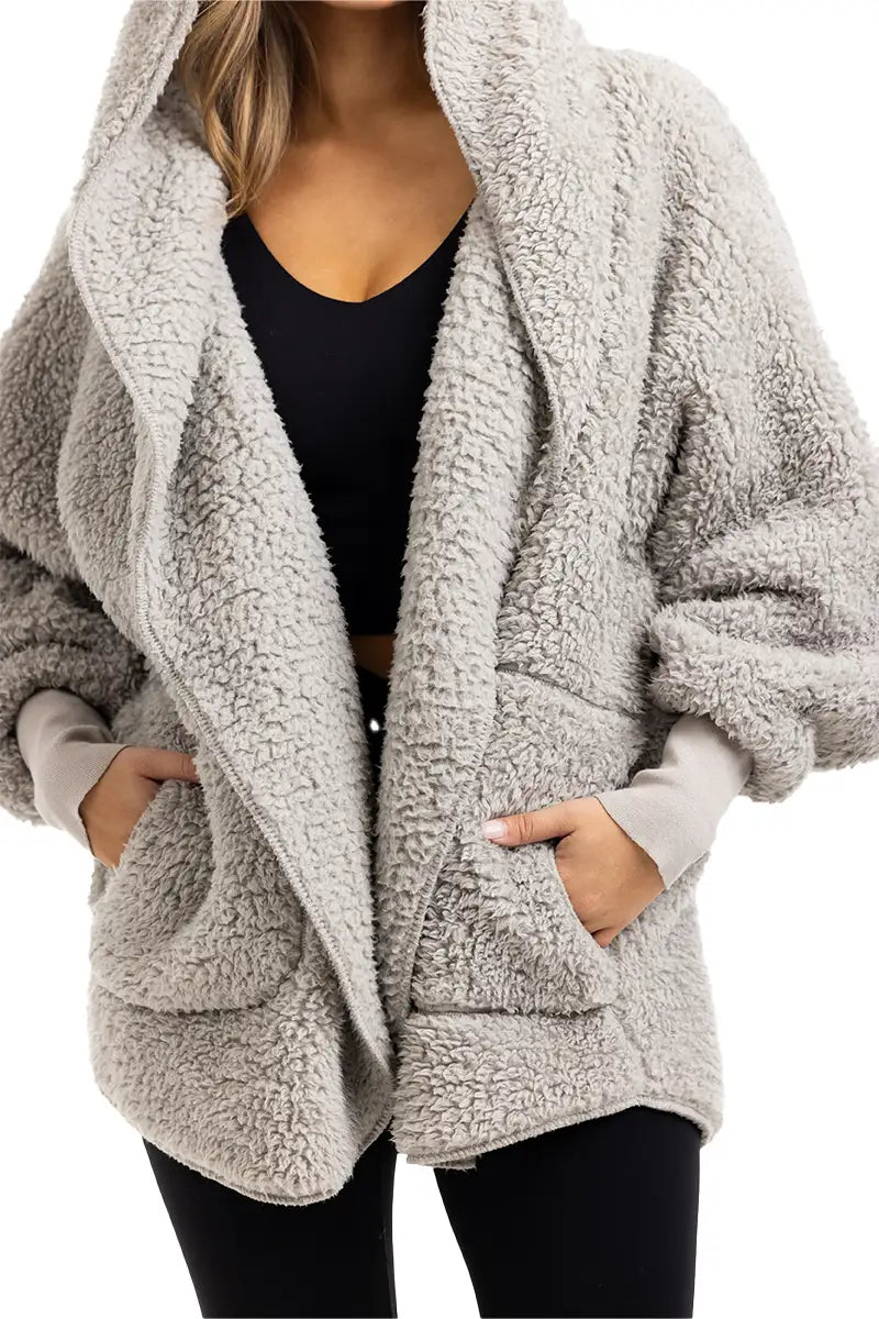 Sherpa Wholesale Body Wrap/Cardigan for Women Hoodie (7 colors)