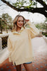 Yellow Vintage Wash Wholesale Pullover Women's