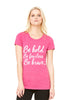 Be Bold, Fearless, Brave Wholesale Pink Ribbon T-Shirts