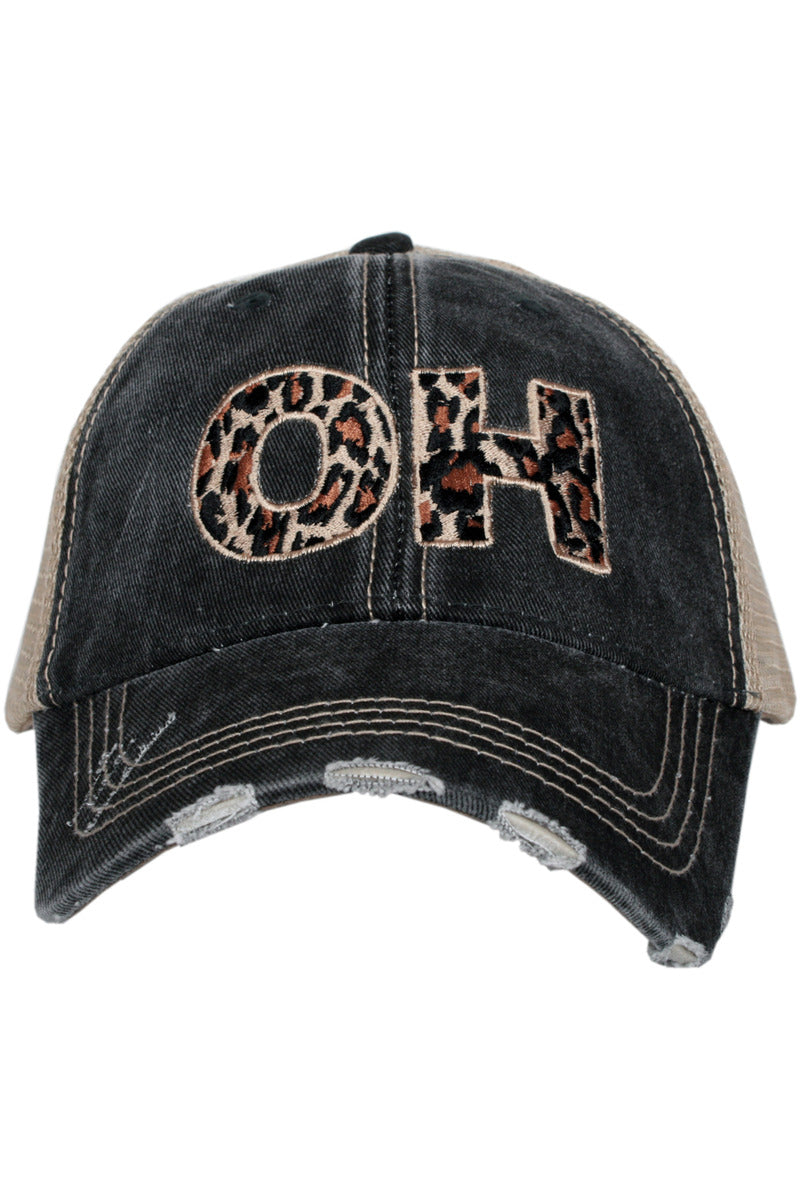 OH Ohio Leopard State Wholesale Hat