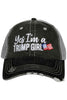 Yes I'm A Trump Girl Wholesale Women's Trucker Hat
