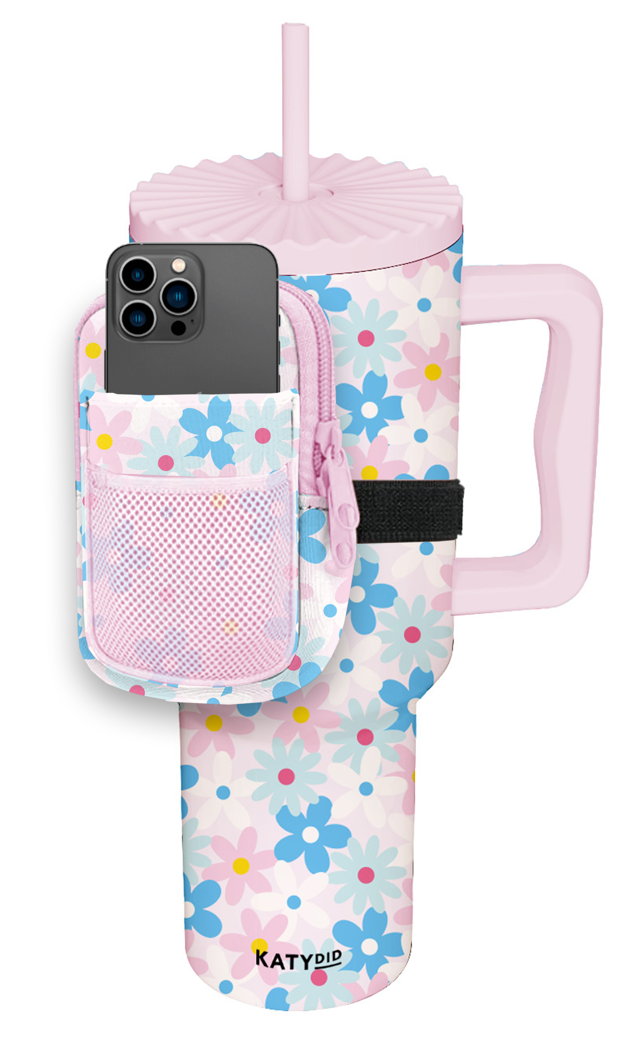 Dainty Florals Wholesale Tumbler Zipper Pouch