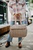 Tan Wholesale Quilted Weekend Duffel Bag for Women