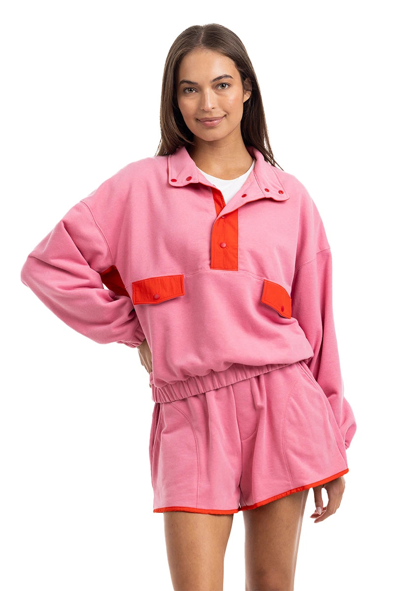 Pink & Orange Wholesale Quarter Snap Set