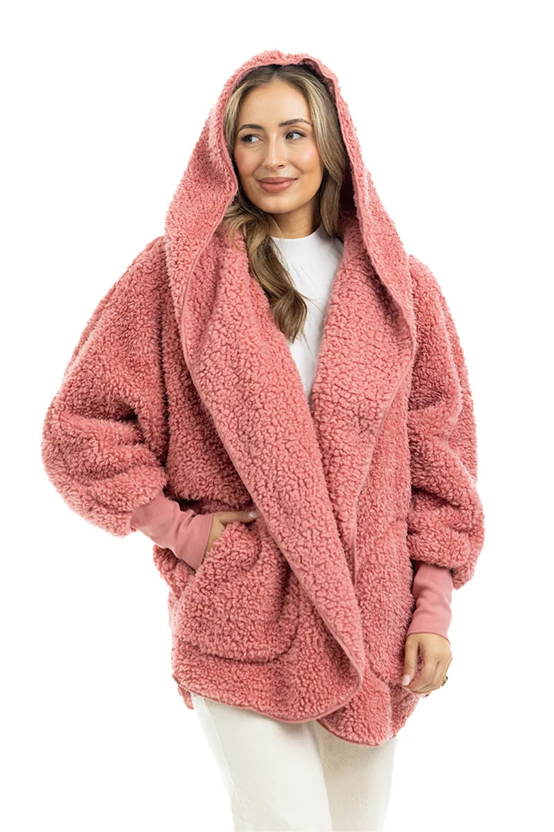 Colorful Lightweight Wholesale BODY WRAPS w/ Hoodie & Pockets