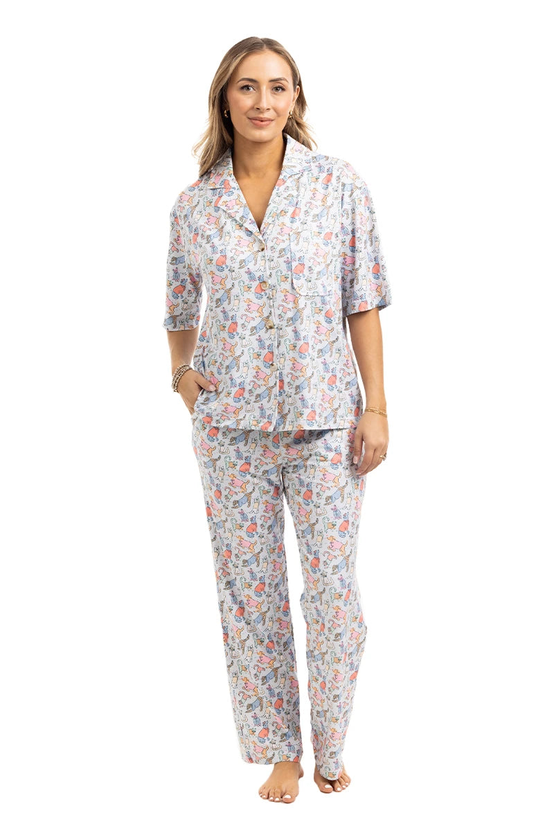 Women's Posh Pets Pajama Pants Set