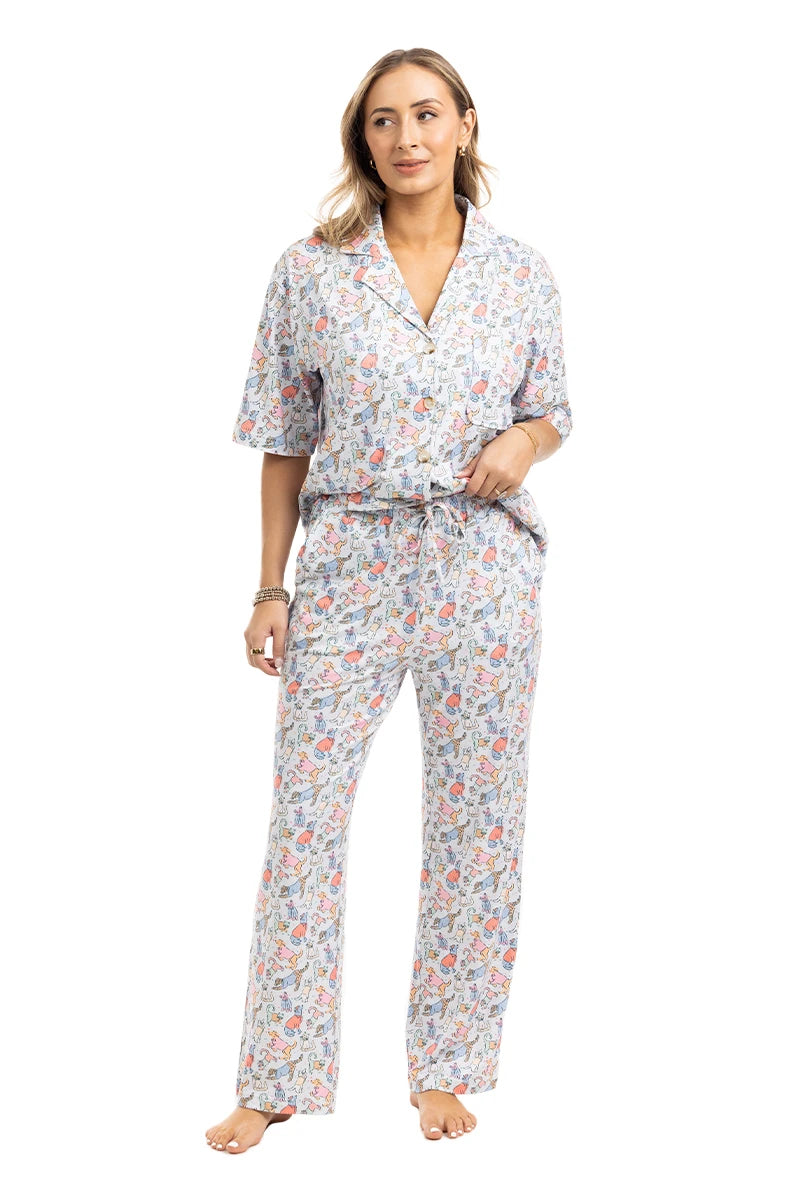 Women's Posh Pets Pajama Pants Set