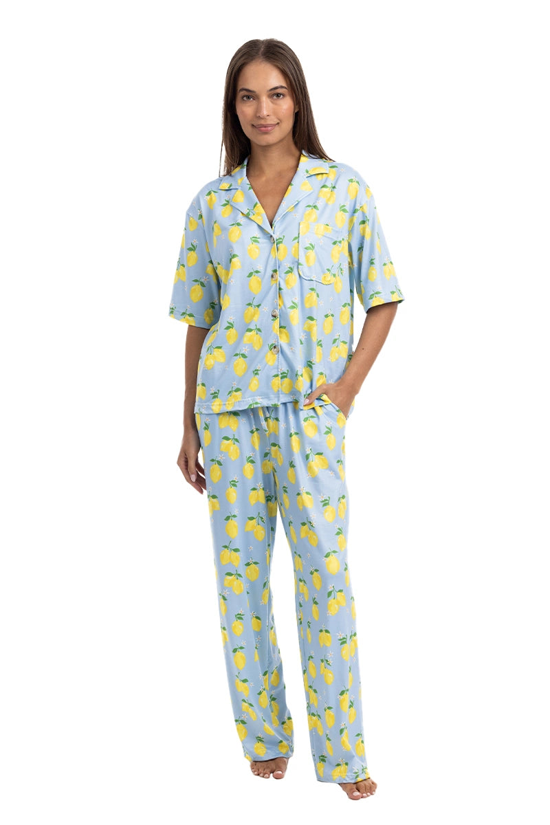 Zesty Lemons Wholesale Pajama Pants Set