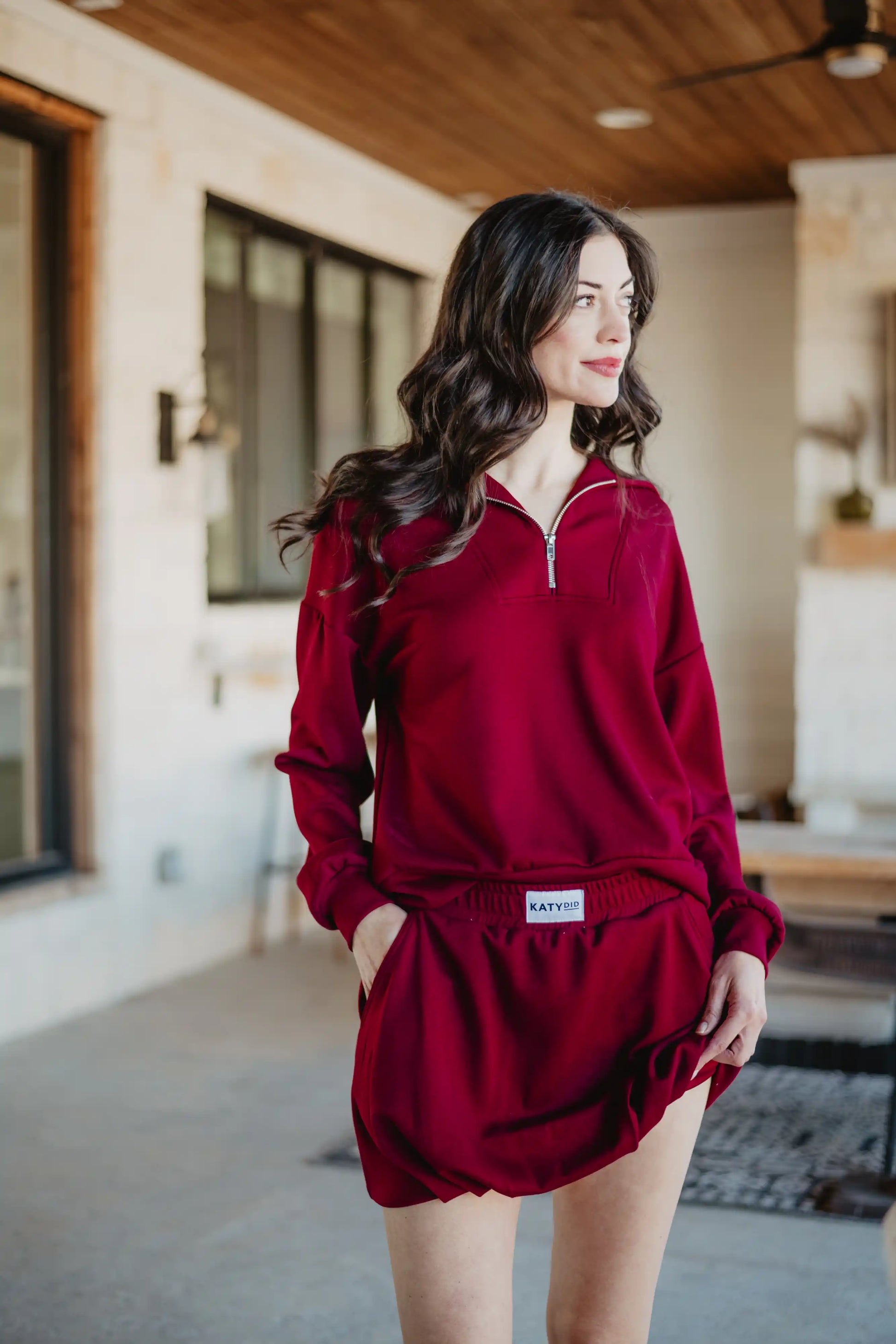 Wine Wholesale Athletic Skirt for Women