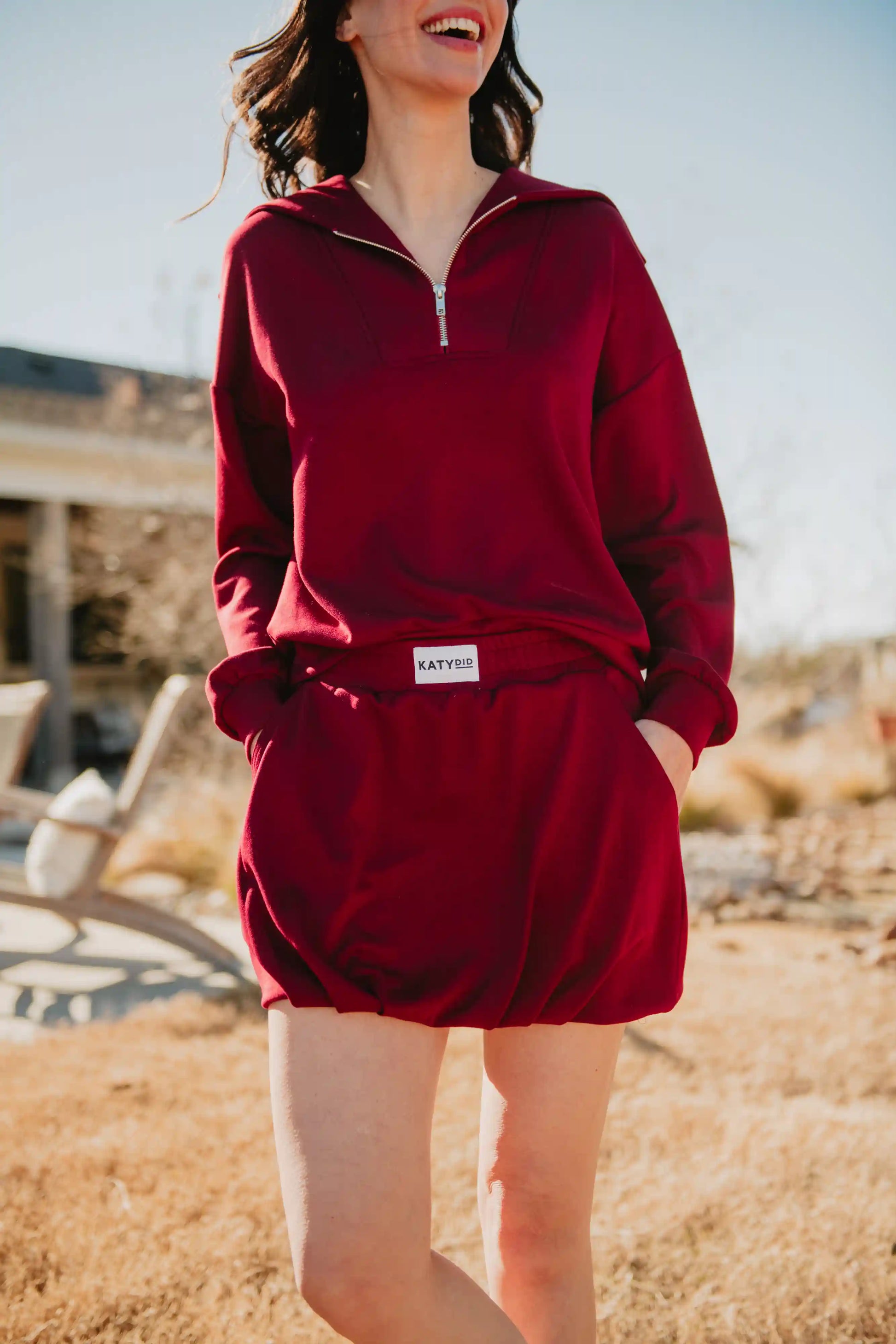 Wine Wholesale Athletic Skirt for Women