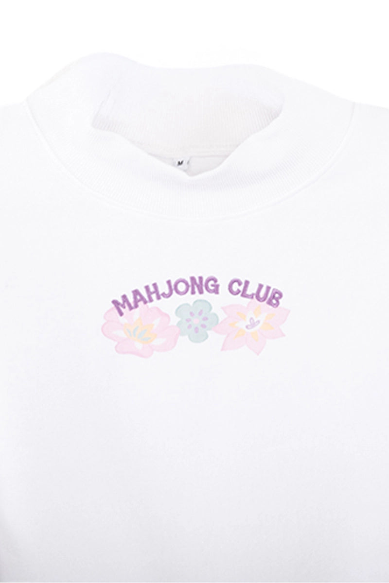 Mahjong Club Wholesale Women's Mockneck Top
