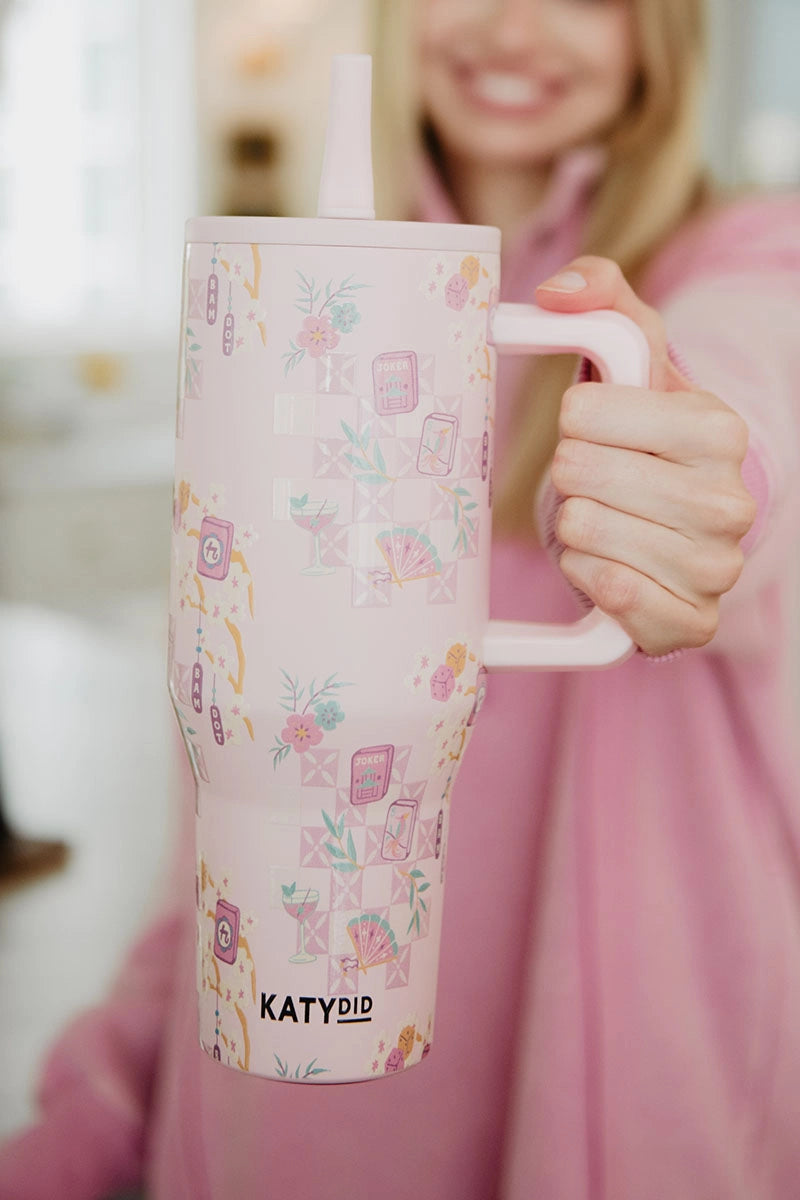 Mahjong Pieces Wholesale Flip Top Tumbler Gift Idea