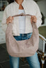 Khaki Wholesale Suede Totes
