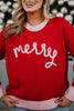 Merry Wholesale Embroidered Knit Sweater