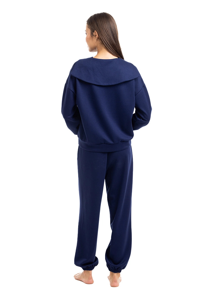 Classic Navy Wholesale Matching Pants Set