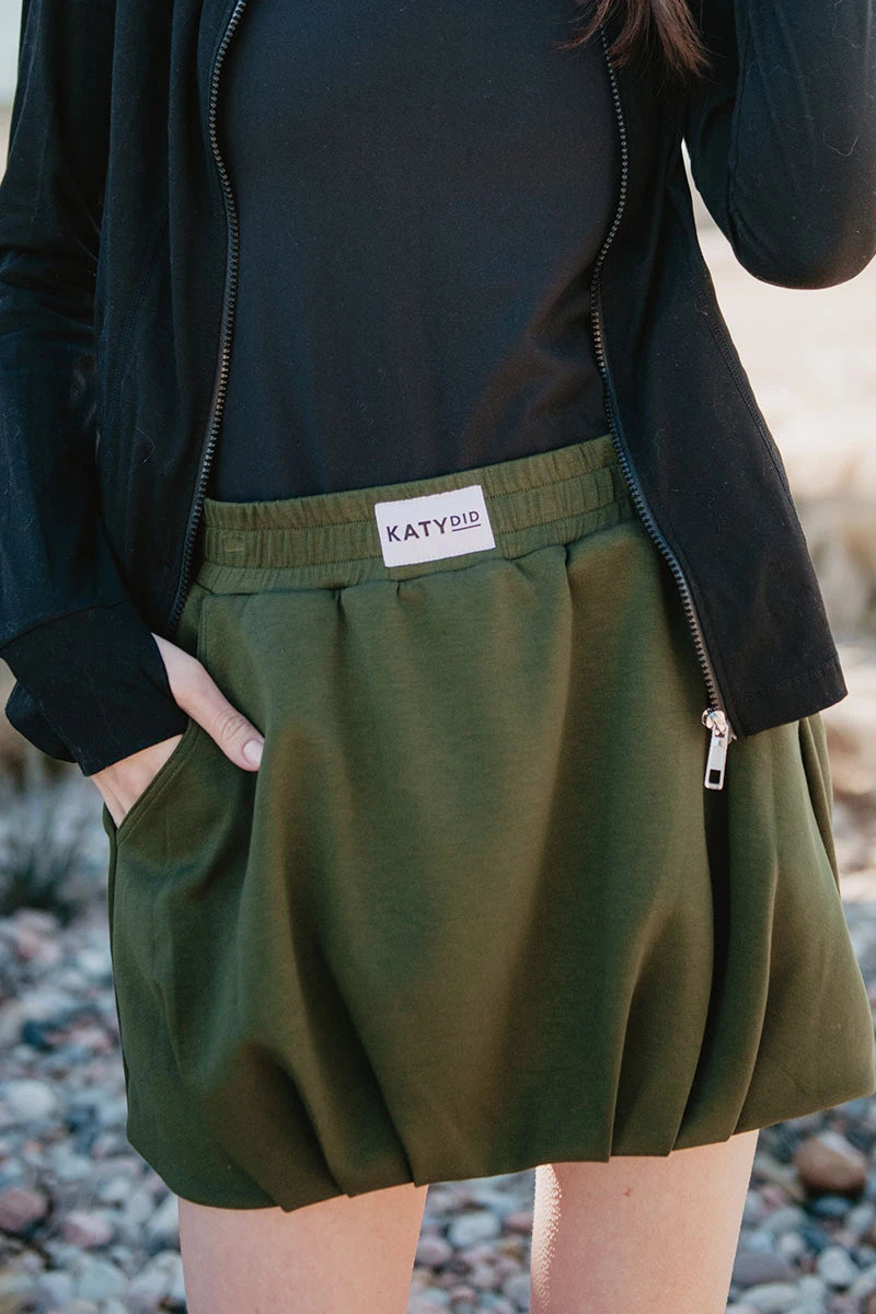 Olive Wholesale Bubble Skorts for Women