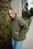 Olive Lightweight Hooded Wholesale Jacket