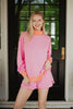 Pink & Orange Wholesale Duo Mockneck Matching Set