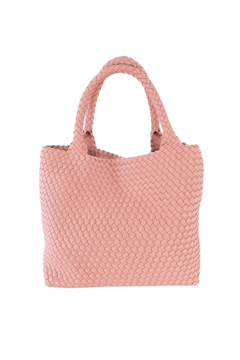 Blush Wholesale Woven Design Tote