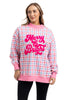 Merry & Bright Plaid Wholesale Mockneck Pullover