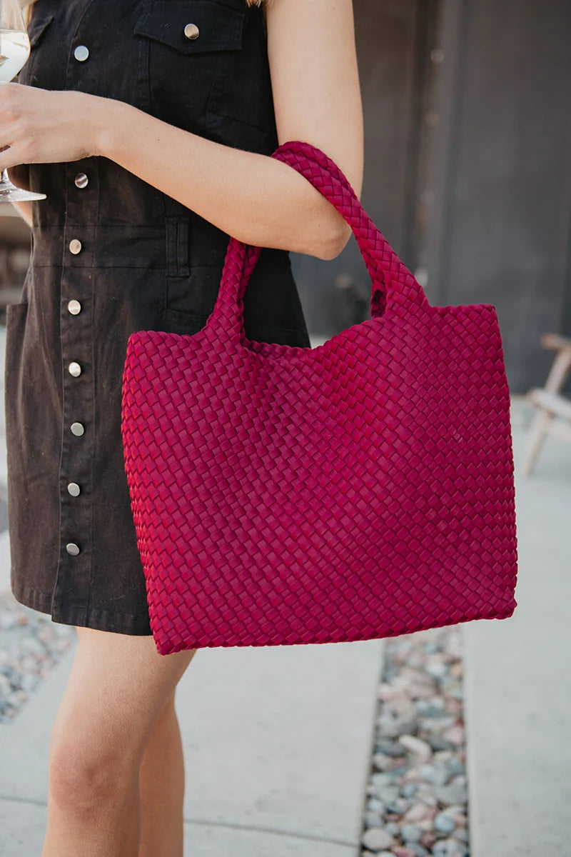 Wine Wholesale Woven Tote Bag