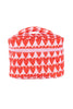 Girly Red Hearts Wholesale Makeup Travel Bag
