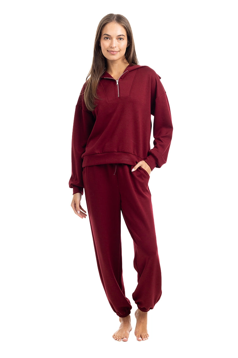 Wine Wholesale Pullover Two-Piece Set