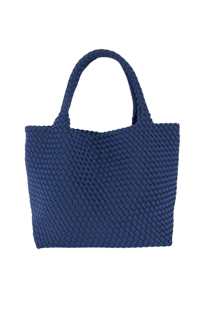 Navy Wholesale Woven Tote Bag