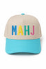 MAHJ Mahjong Two-Toned Hat for Women