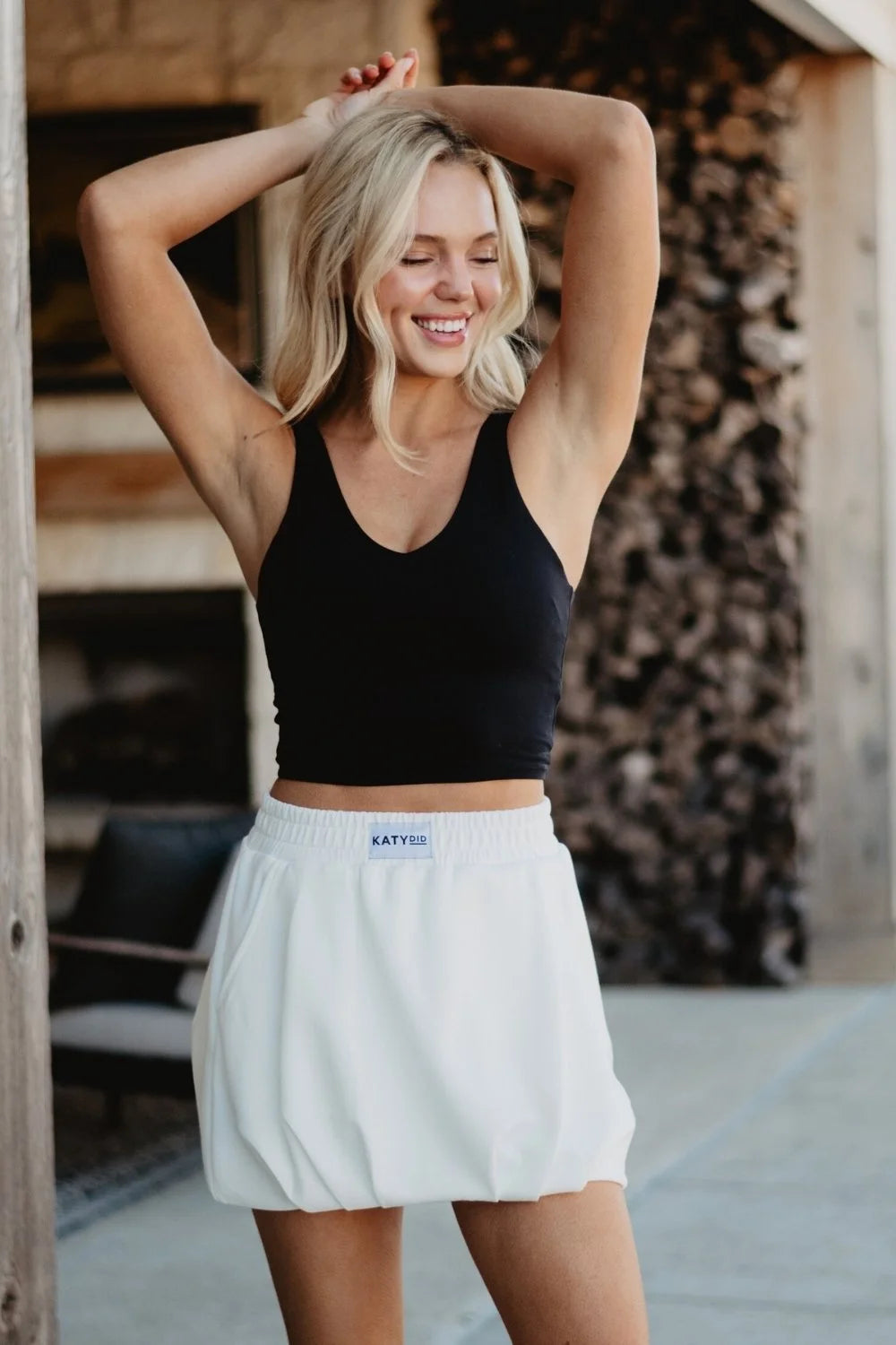 White Wholesale Bubble Skirt