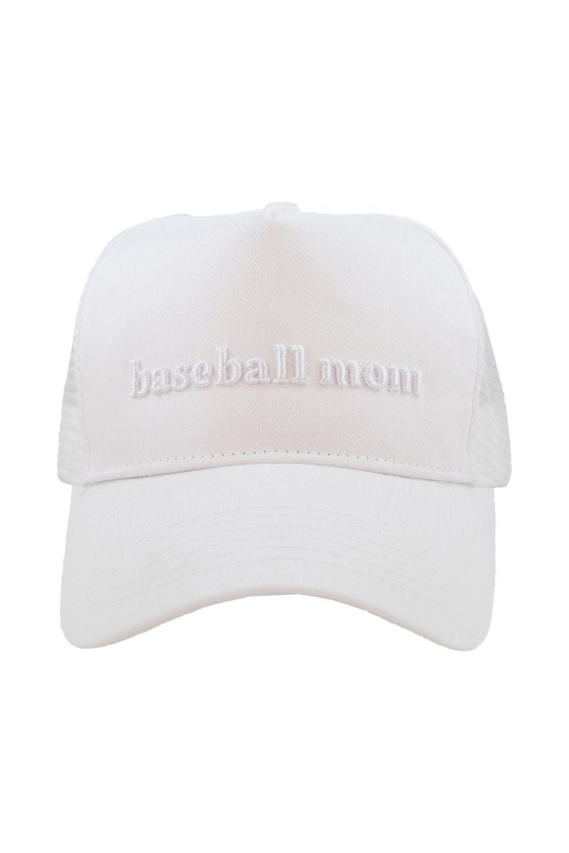 Baseball Mom 3-D Embroidered Wholesale Trucker Hat