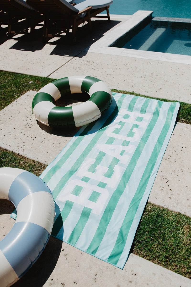 BEACH Stripes Wholesale Reversible Quick Dry Towel