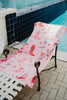 Boots and Flowers Wholesale Reversible Beach Towel