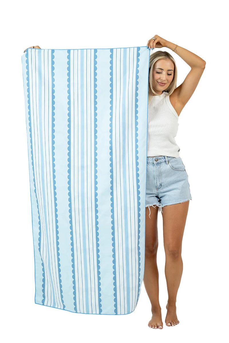 Blue Bow Wholesale Microfiber Reversible Towels