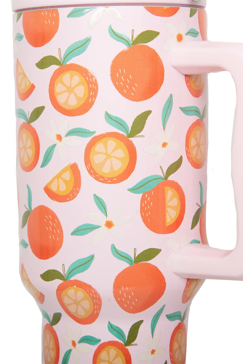 Sweet Orange Wholesale Stainless Steel Tumbler