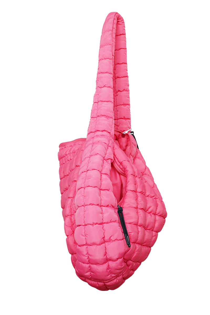 Hot Pink Wholesale Hobo Tote Bag