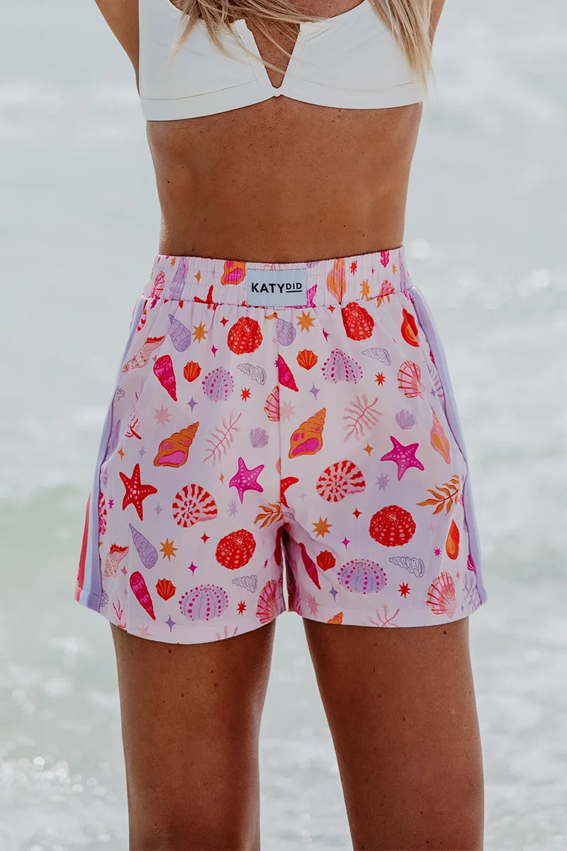 Beach Seashells Patterned Wholesale Boxers