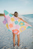Groovy Flower Wholesale Reversible Travel Size Towel