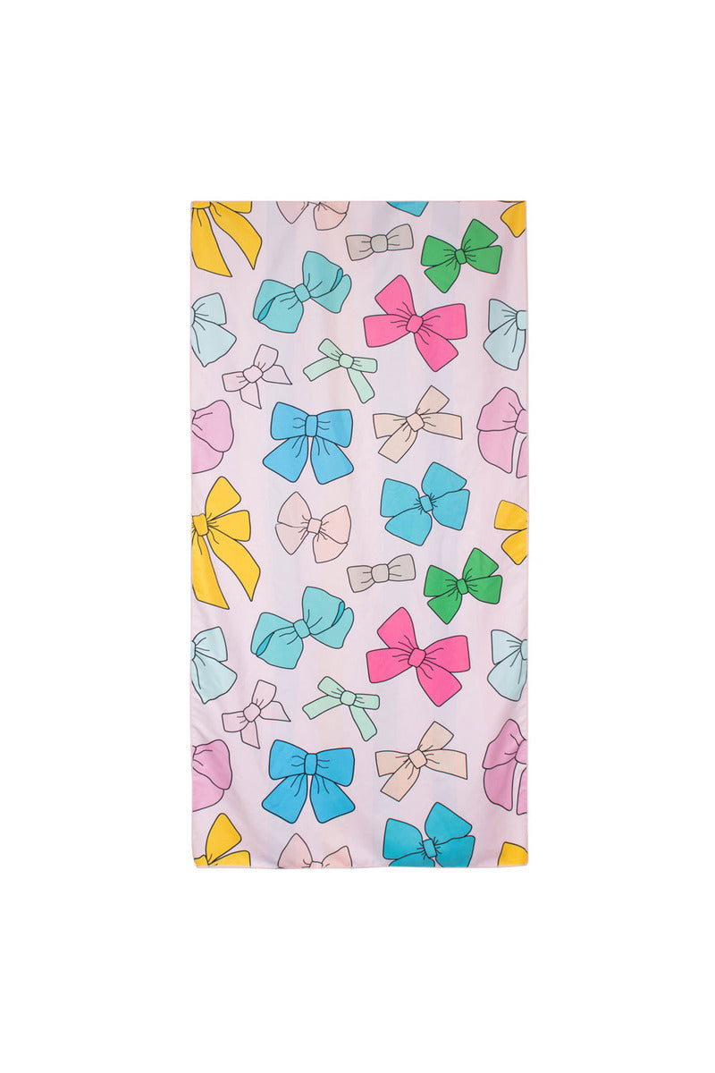 Girly Bows Reversible Quick Dry Towels