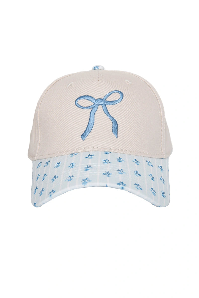 Coquette Bow Wholesale Vintage Two-Toned Hat