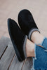 Black Embroidered Women's Wholesale House Slippers