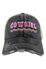 COWGIRL Spelled Out Wholesale Trucker Hat