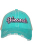 Blessed Wholesale Trucker Hats with Layered Font