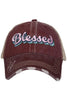Blessed Wholesale Trucker Hats with Layered Font