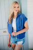 Blue Wholesale Women's Vests Lightweight
